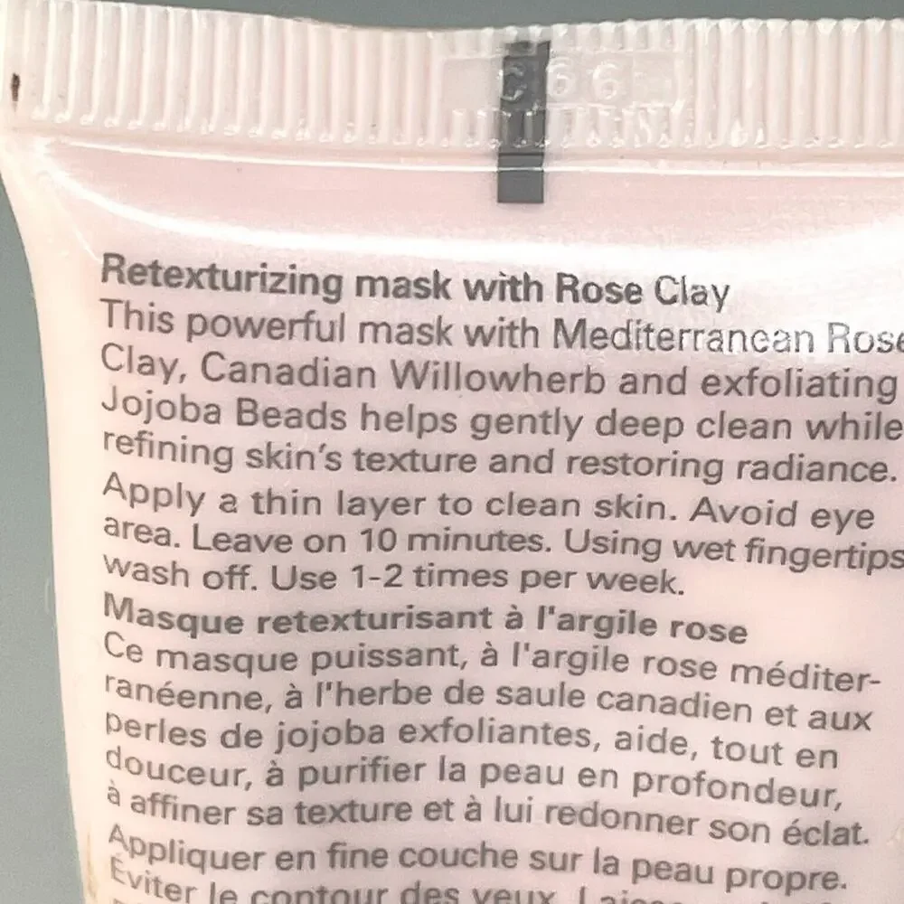 Origins Original Skin Retexturizing Rose Clay Mask Travel 1 fl oz 30ml New